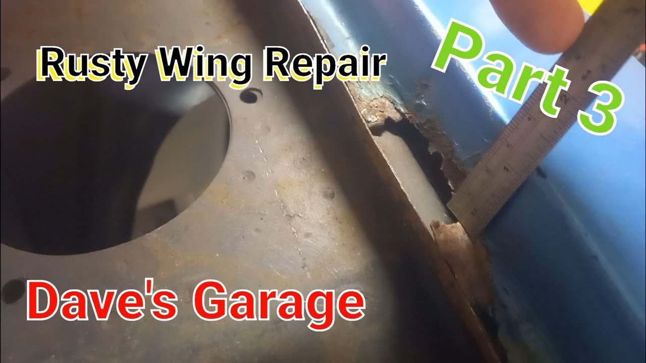 Ford Escort MK1 Wing Repairs Part 3.  Car Restoration.