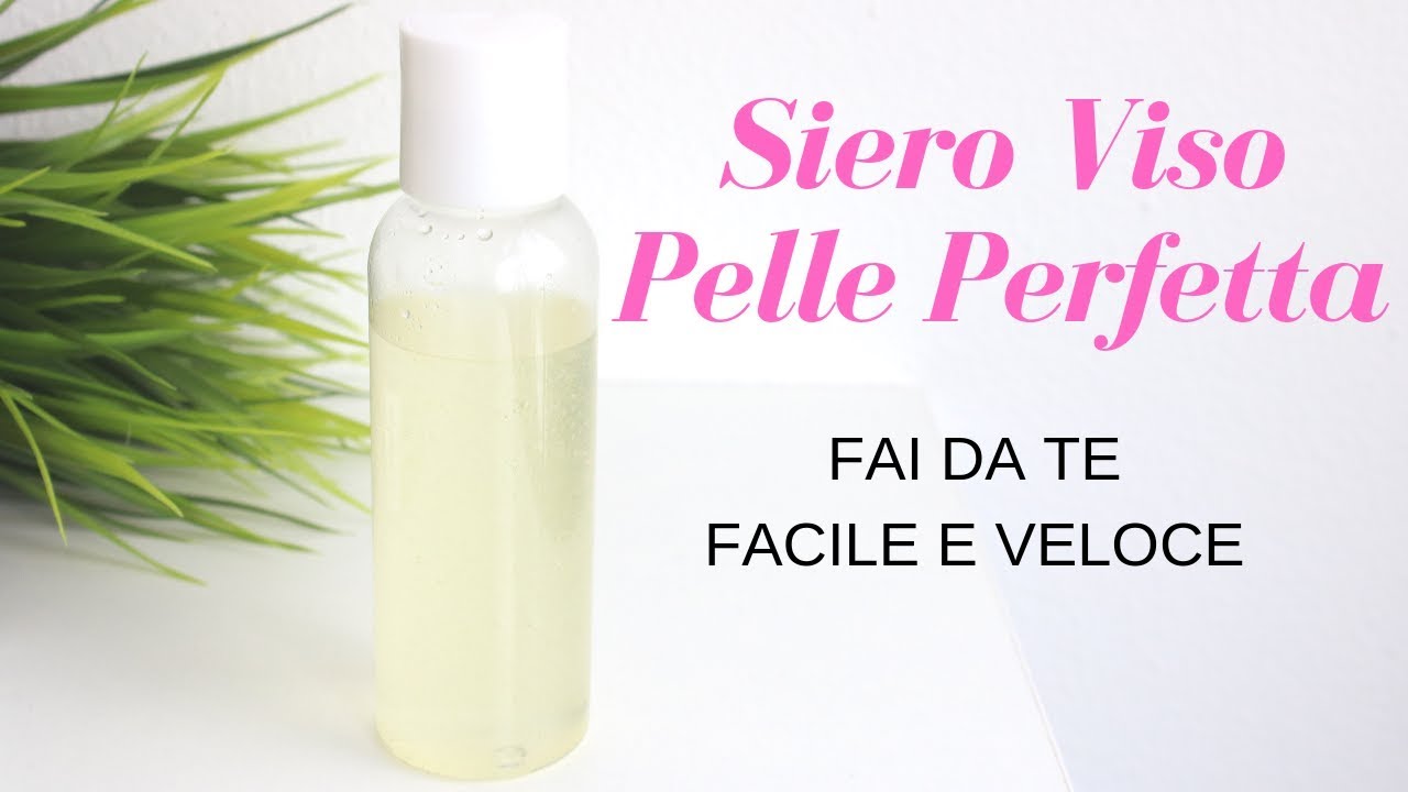 Siero Viso Idratante e Illuminante Perfetto Per Ogni Pelle! fai da te