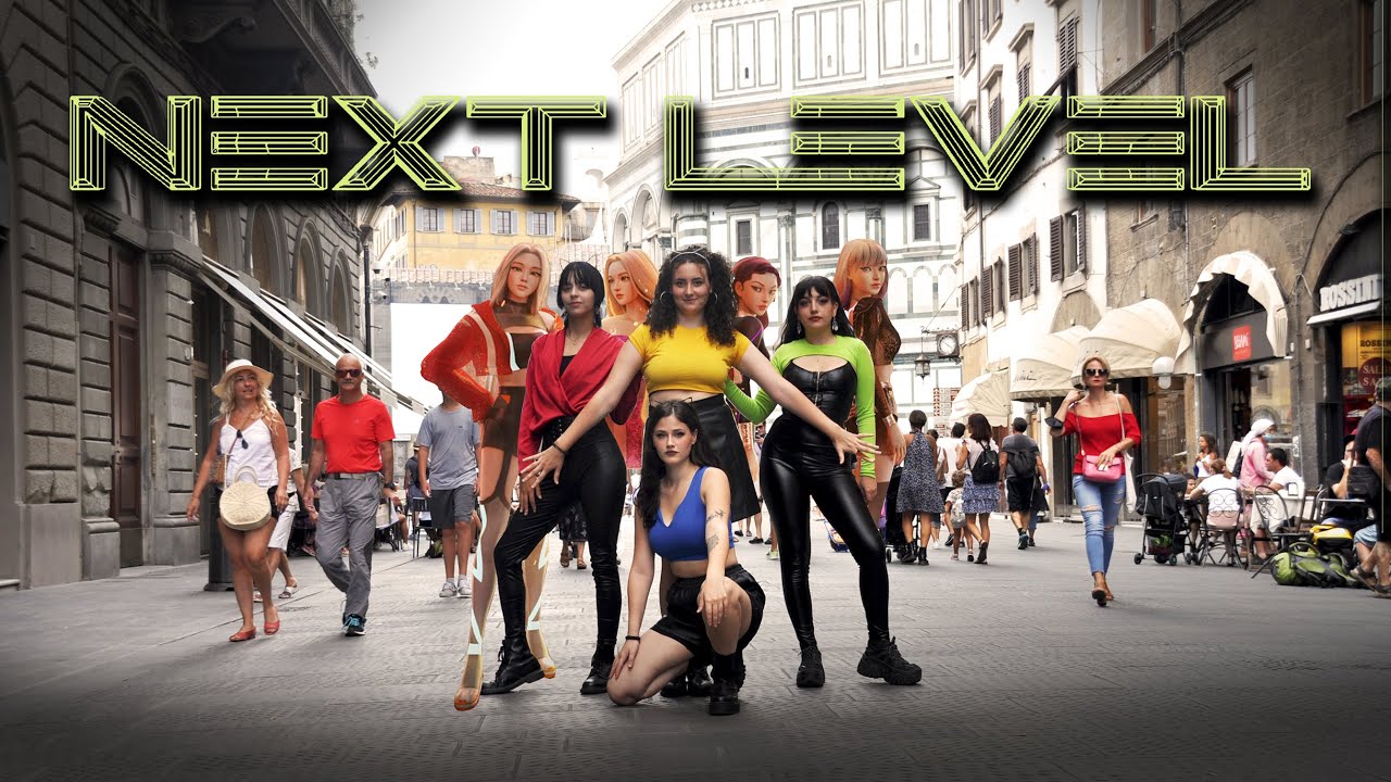 [K-POP IN PUBLIC - ITALY] AESPA - NEXT LEVEL DANCE COVER ~ [SUNSET 썬셋 CREW]