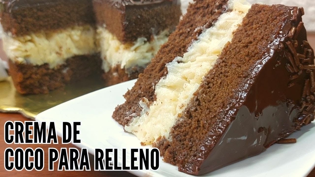 🛑Crema de Coco para relleno. ESPECTACULAR y fácil.