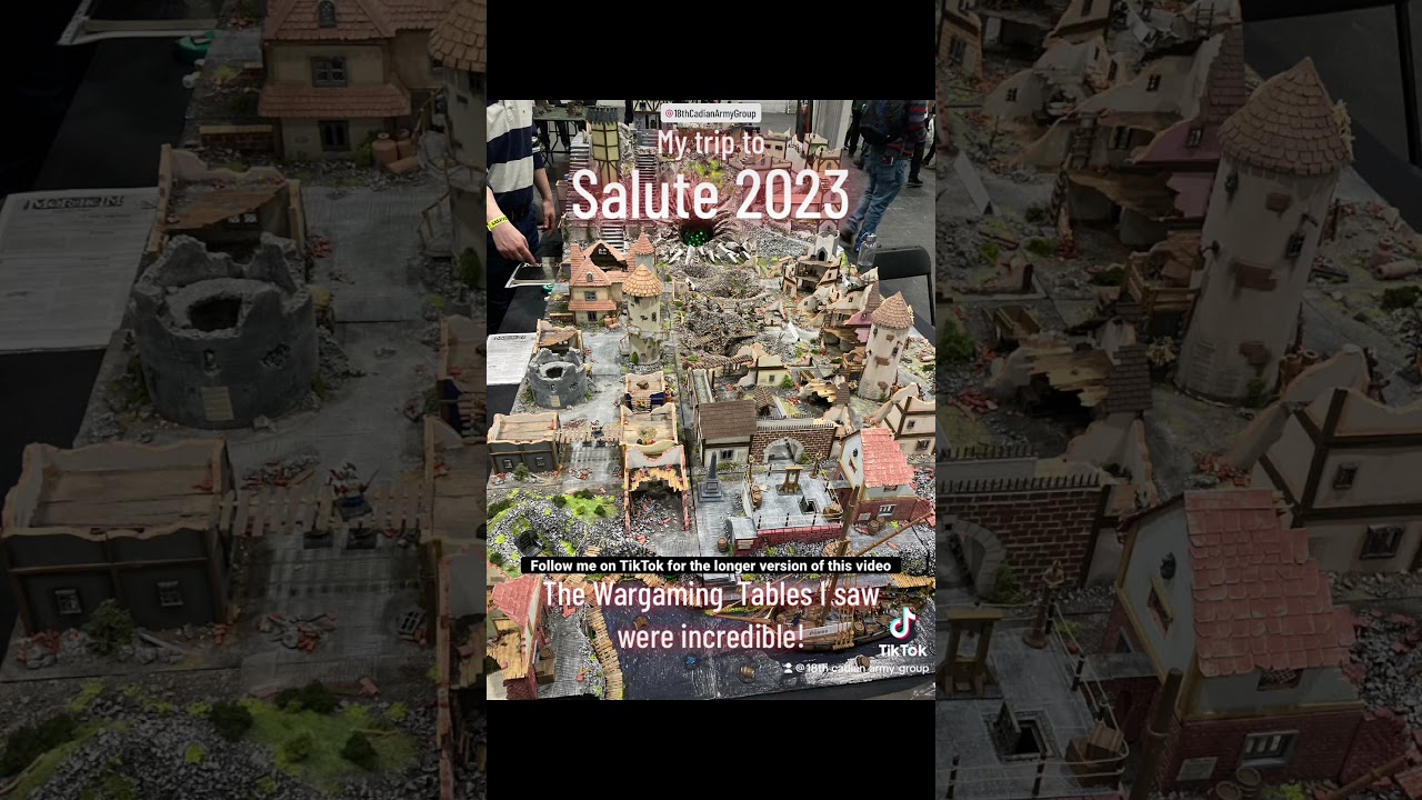 Salute 50 2023 Miniature Wargaming Convention Historical, sci-fi, & Warhammer 40K