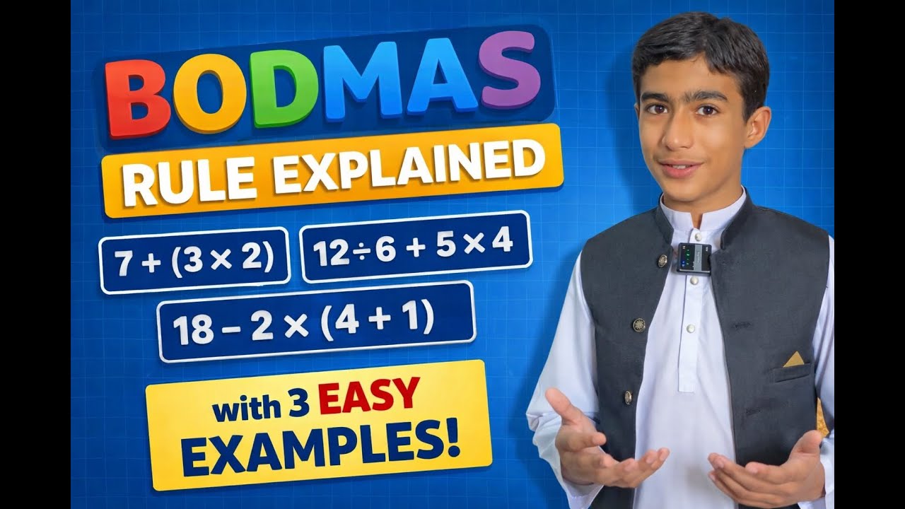 BODMAS Rule Explained with 3 Easy Examples | Basic Maths | My Maths World