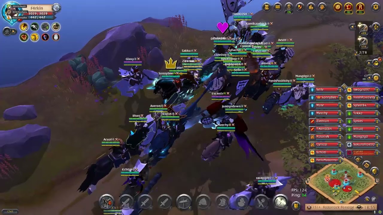 Albion Online Contingent vs Woof Woof vs SENT Spirit POV