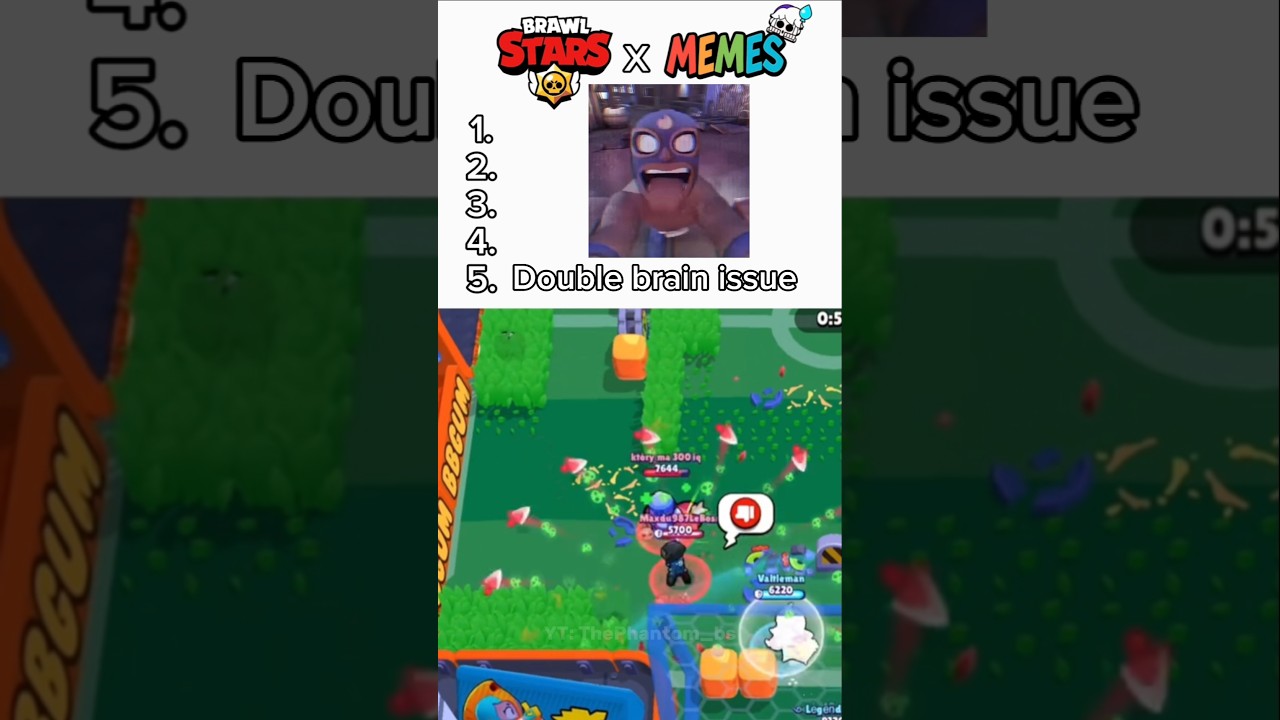 The End🤣 TOP 5 Memes in Brawl Stars🔥 #brawlstars #brawlstarstiktok #бравлстарс