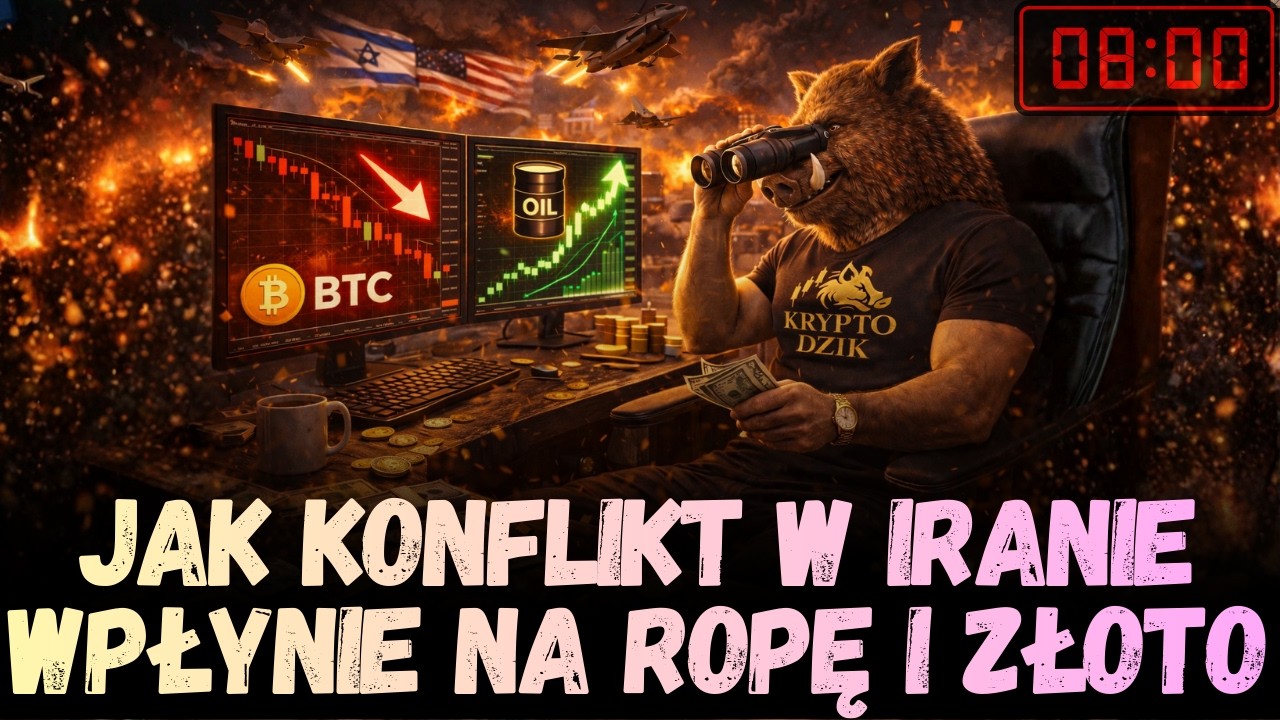 02.03.2026 JAK KONFIKT NA BLISKIM WSCHODZIE WPŁYNIE NA CENY SUROWC&Oacute;W. BTC BRONI POZIOMY