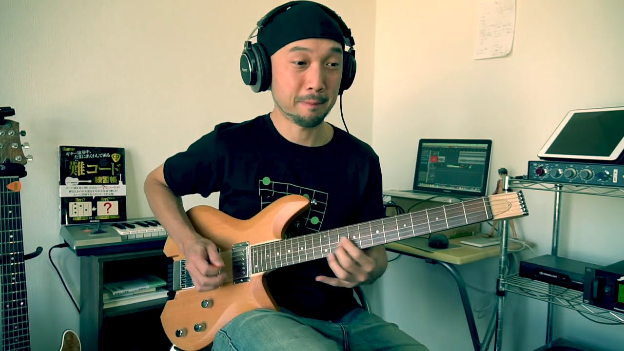 日本ではまだあまり知られてないかもしれませんがめちゃいいヘッドレスギター「Wing Instruments」を弾かせていただきました！