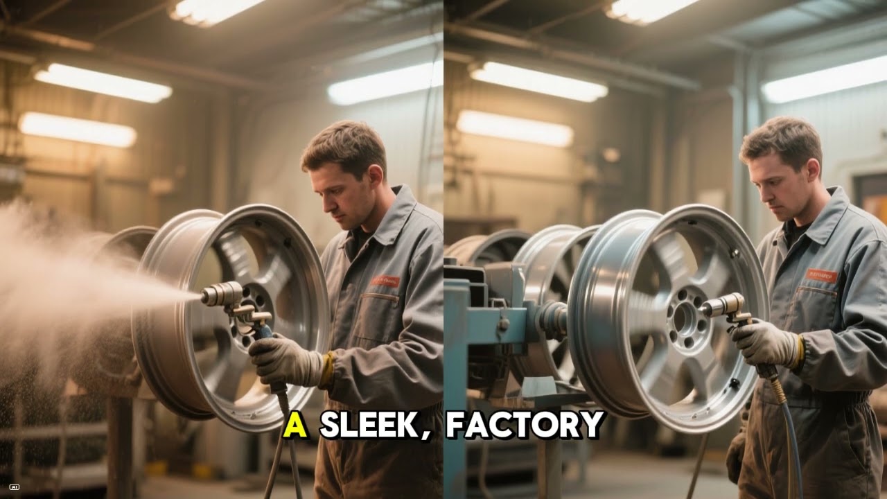 🚗✨ Powder coat your wheels & stand out in style!