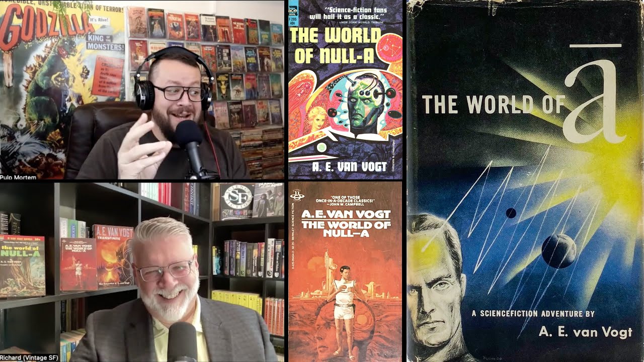 The World of Null-A by A. E. van Vogt with Jake of Pulp Mortem @PulpMortem  #pulp #sciencefiction
