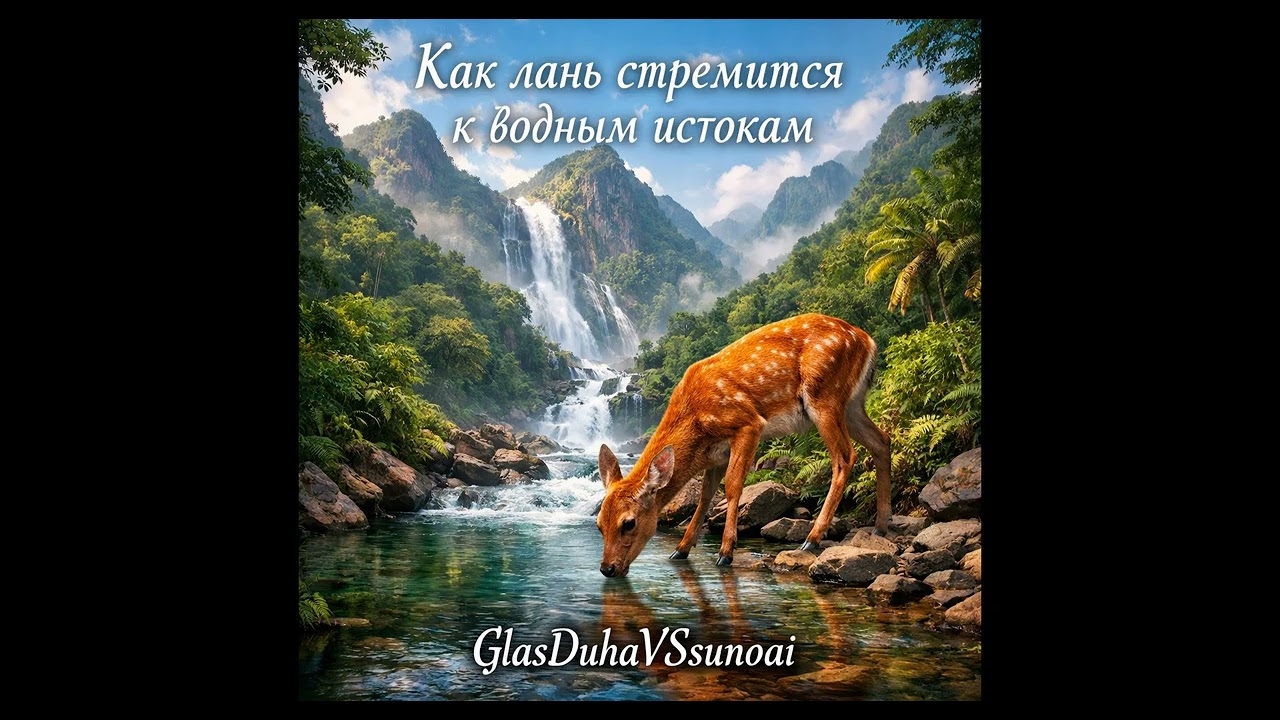 Как лань стремится к водным истокам — GlasDuhaVSsunoai