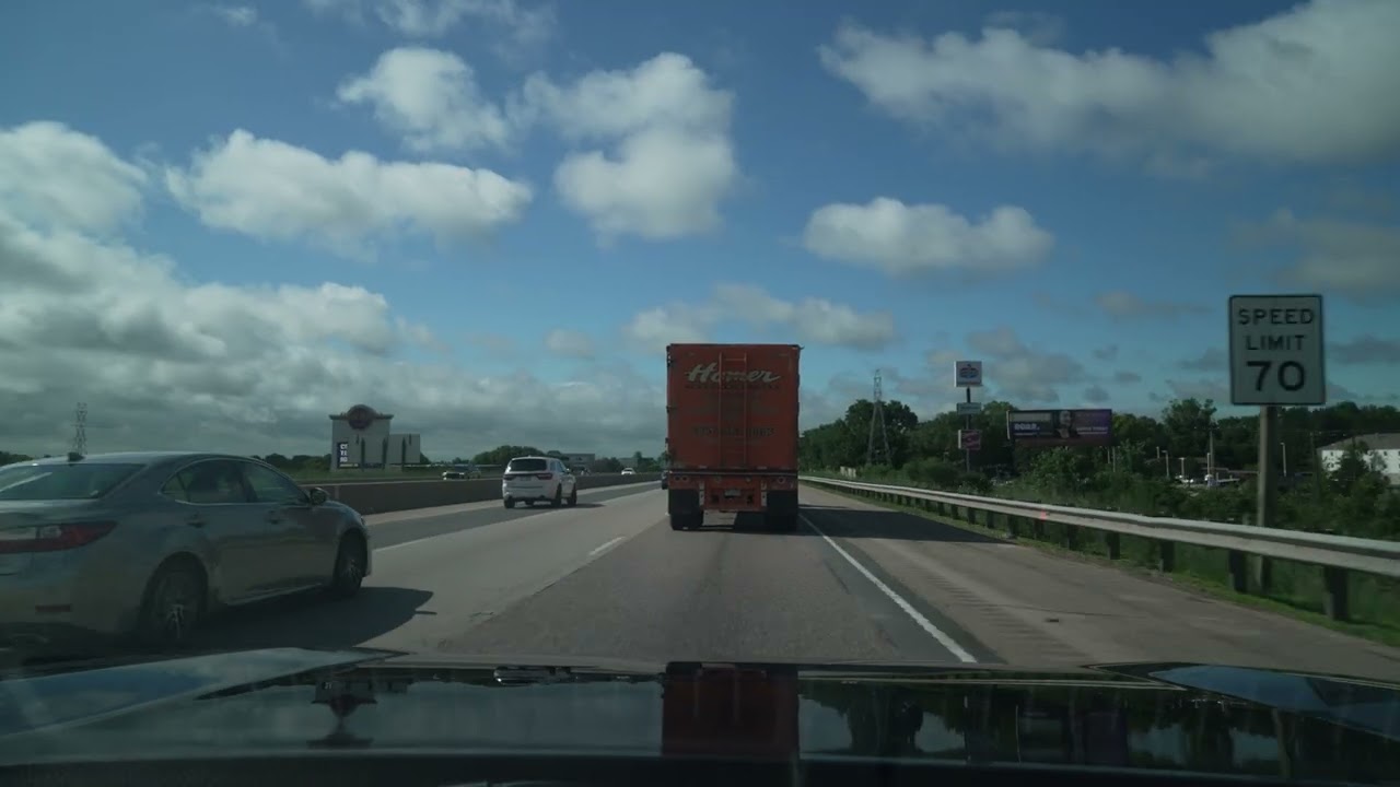 Machesney Park to Chicago I-90 Highway (No Talk, No Music) 4K POV ASMR