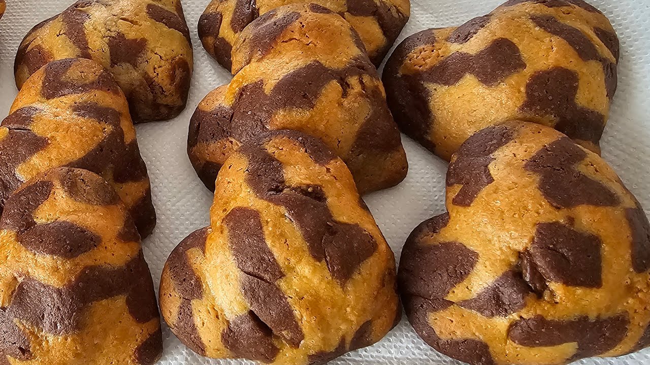 Biscotti bicolore ripieni alla Nutella ❤️ Biscotti per San Valentino ❤️