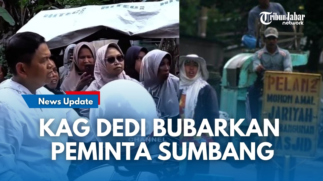 KANG DEDI Mulyadi Bubarkan Emak-Emak Minta Sumbangan Masjid di Jalan Desa Ciruluk