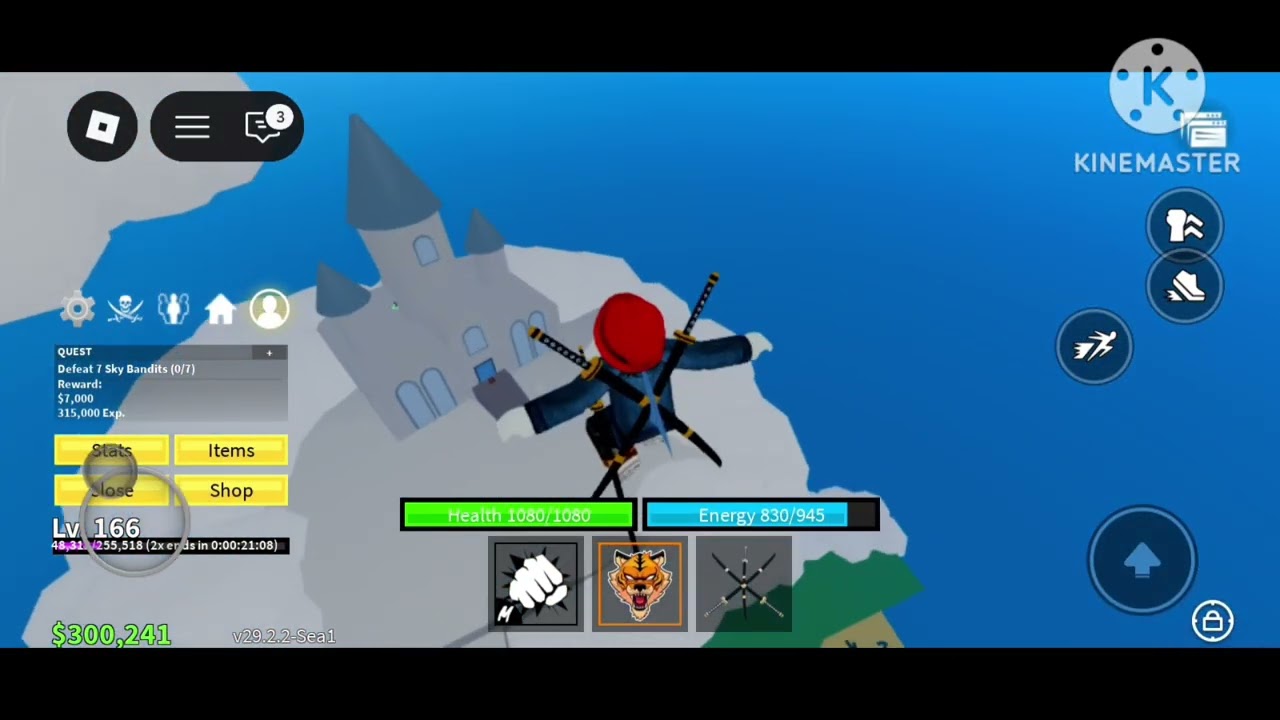 Grinding in sky island with tiger 🐯 fruit be like #bloxfruits #roblox #video #viralvideo #subscribe 