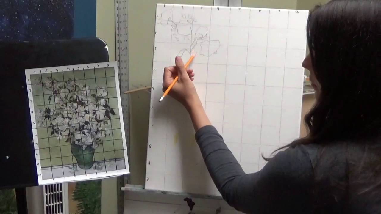 How to Grid an Image onto Canvas