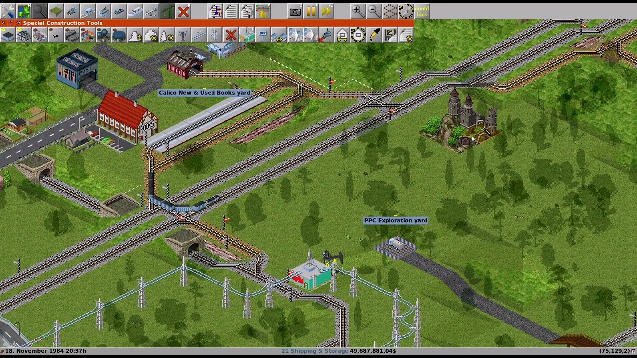 Devil's Towers Fixit 1969 Game Ep65 Finishing some Trackage stuff and extending lines and services