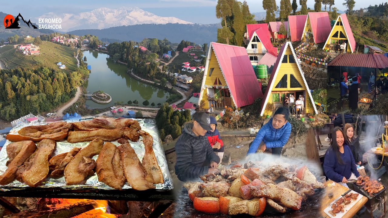 Smoked Pork Cooking Challenge to Beautiful Resort Shree Antu 24 Hours Outdoor Family Tour East Nepal