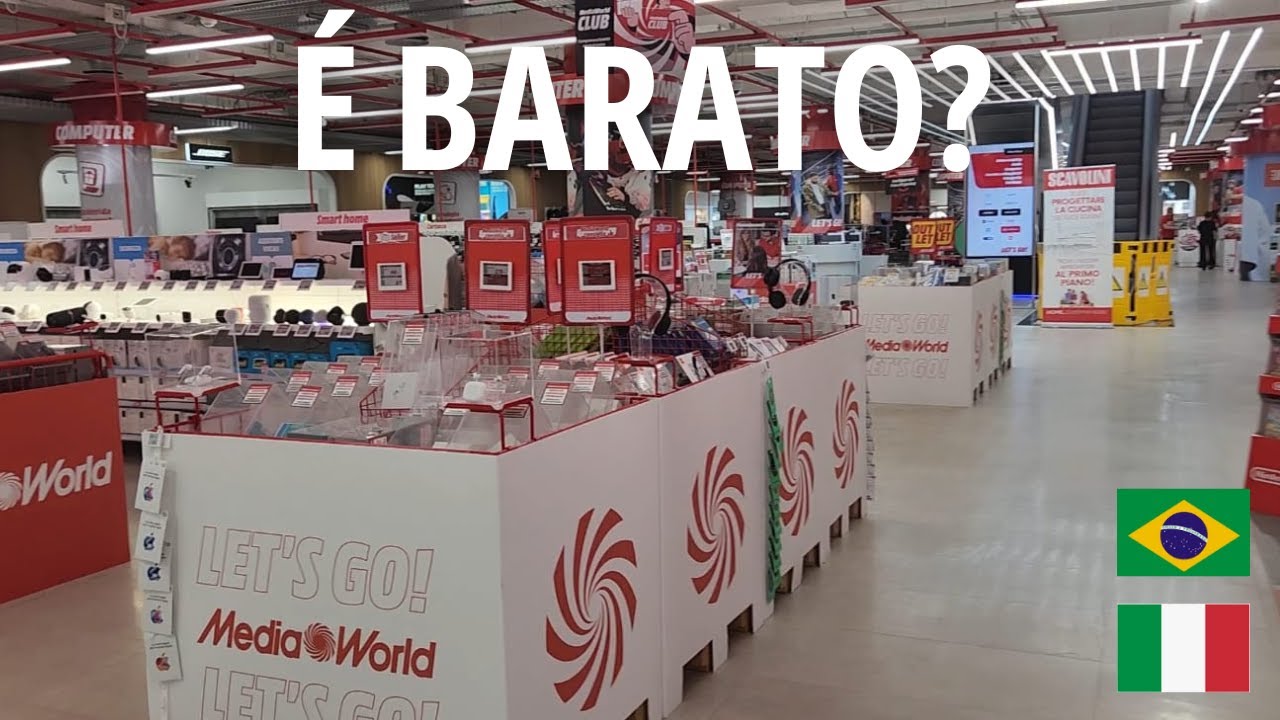 VISITEI UM OUTLET DE ELETRÔNICOS NA ITÁLIA | MVM #5