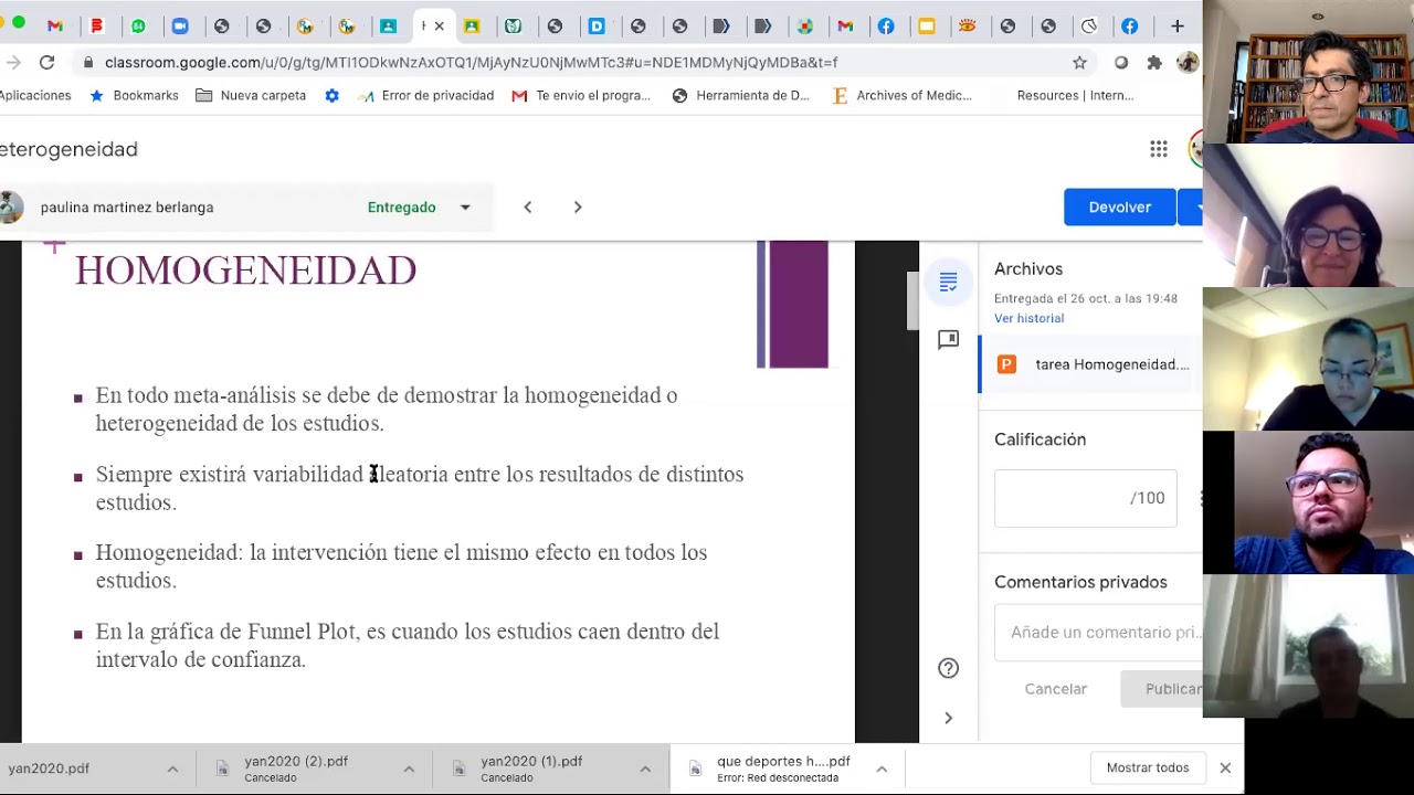 Heterogeneidad en revisiones sistemáticas