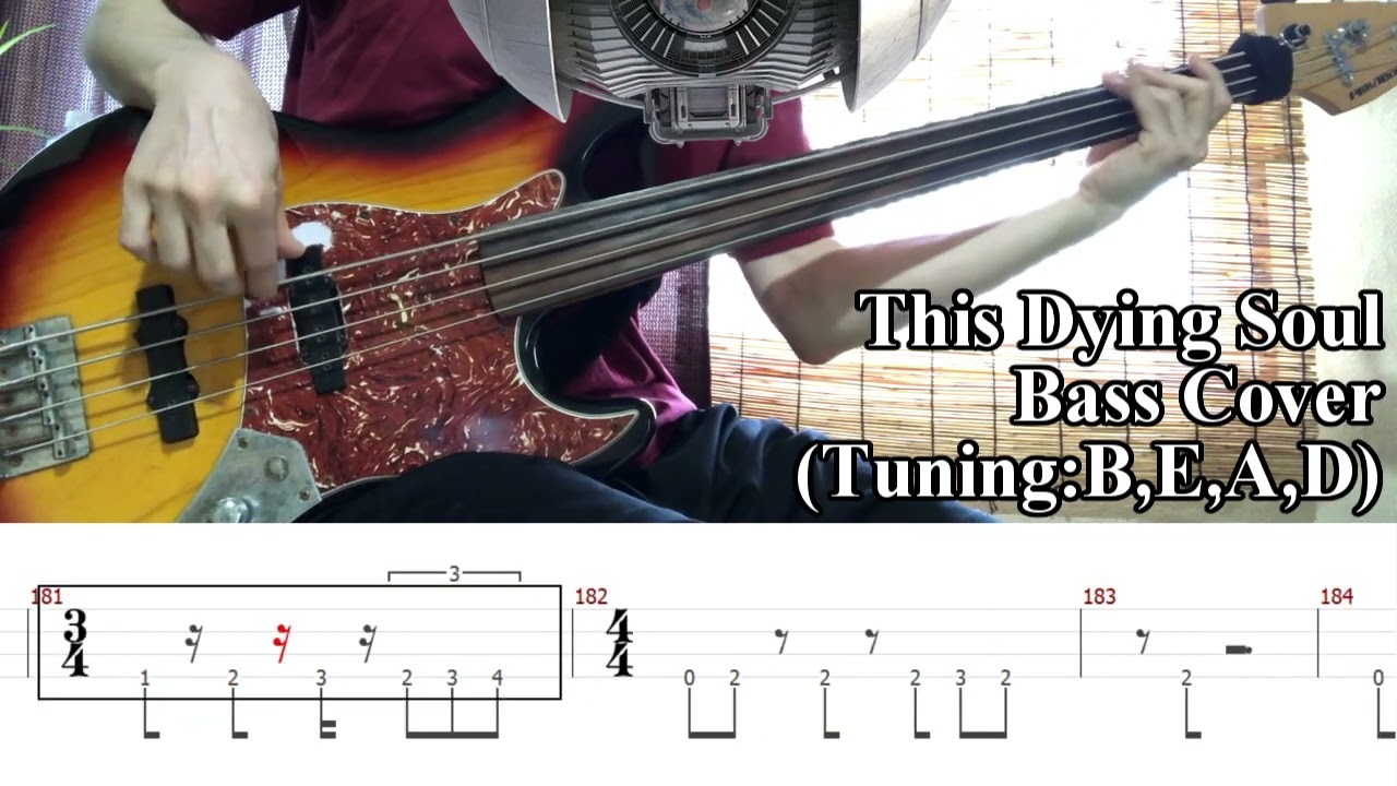Dream Theater - This Dying Soul (Bass Cover + Tab)