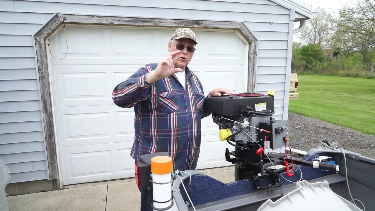 How to BS Swap a Johnson! Outboard Motor Swap - 19hp Briggs & Stratton on 20hp Johnson Lower Unit
