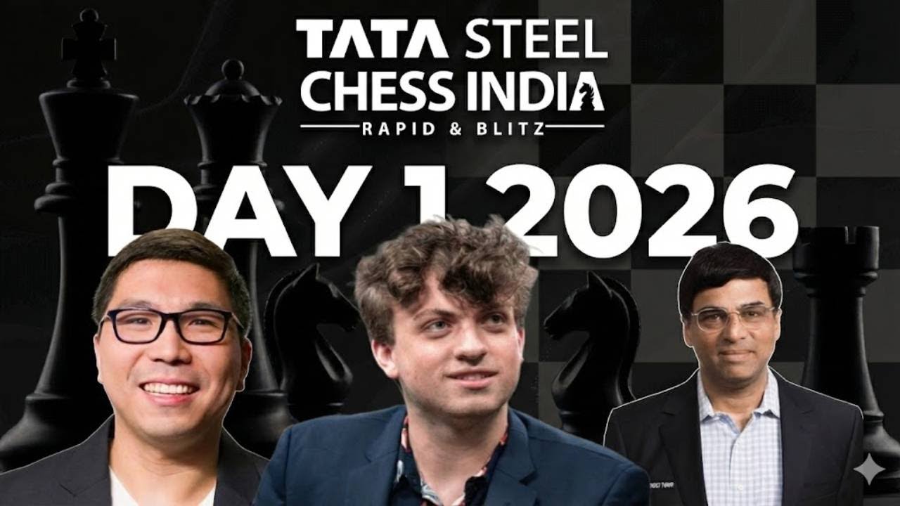 Youth vs Legends! Niemann & Anand Lead Tata Steel Rapid 2026