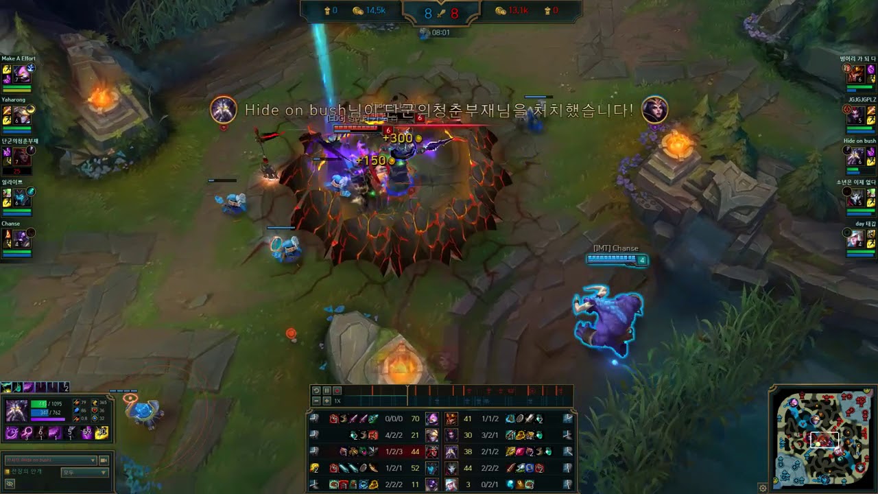 SKT T1 Faker   Kassadin vs LeBlanc   KR  Challenger season 7