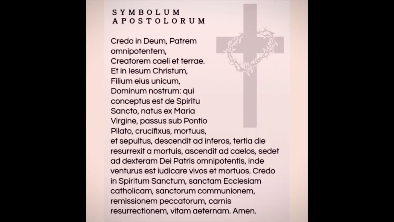El credo en Latín