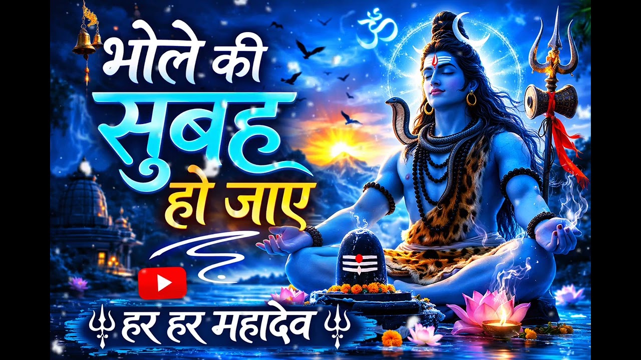 सुबह का सबसे प्यारा शिव भजन🙏भोले की सुबह हो जाए | HarHar Mahadev Morning Bhajan 2026 #morningbhajan 
