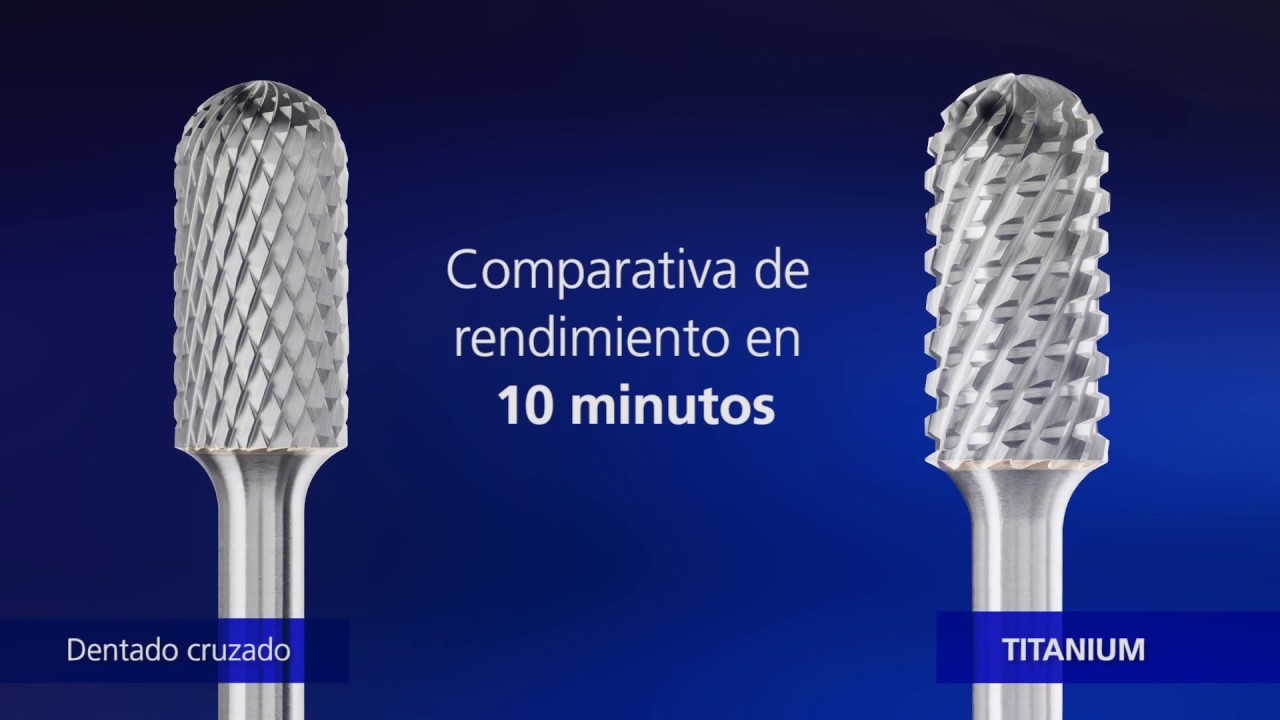Fresas de metal duro PFERD dentado TITANIUM para aplicaciones de alto rendimiento