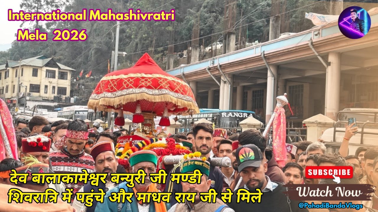 Dev Balakameshwer Banuri Mandi Shivratri Mele 2026 pahunche aur Madhav Rai Se mile @PahadiBandaVlogs