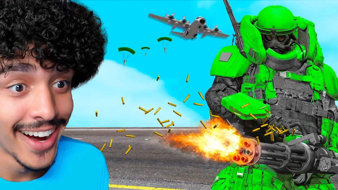 FRANKLIN VIROU UM SOLDADO DE ARMADURA NO GTA 5!!!