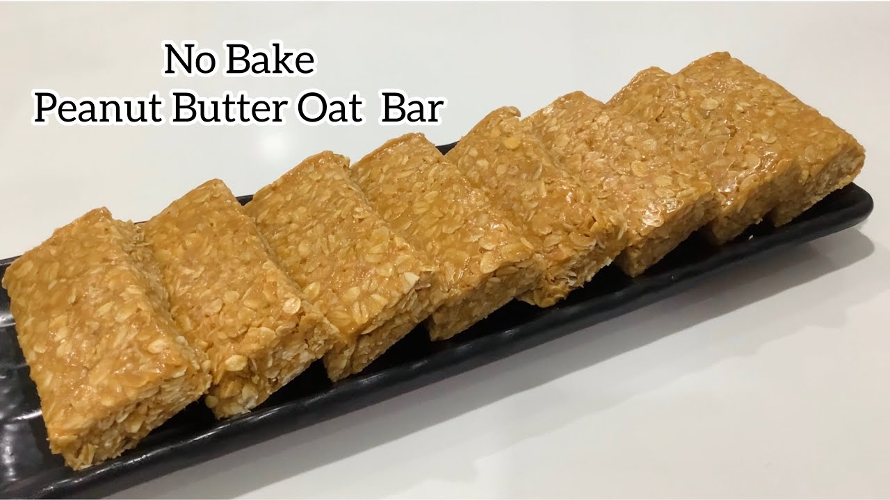 PEANUT BUTTER OAT BARS
