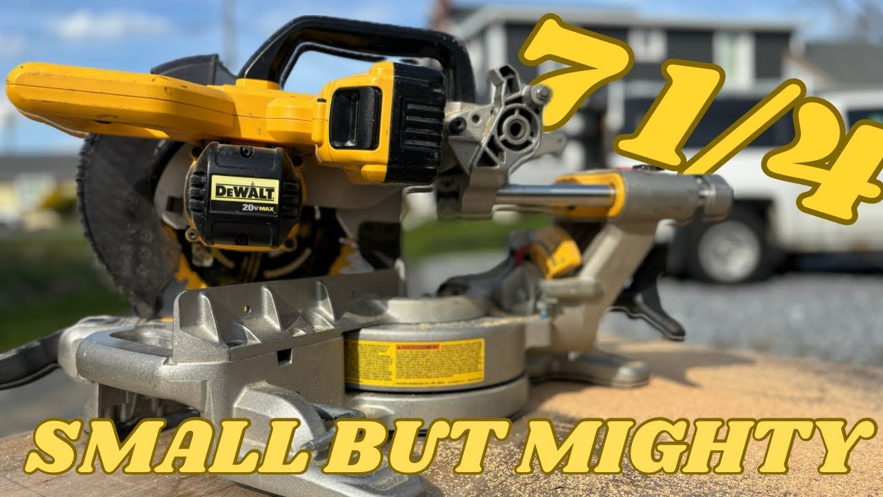 Dewalt 20v max 7 1/4” miter saw review (DCS361)