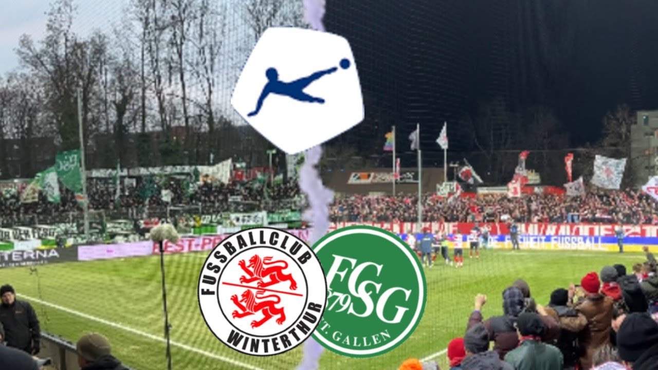 FC Winterthur vs. FC St.Gallen - Stadionvlog | TRAUMTOR & SENSATIONS SIEG FÜR DEN FC WINTERTHUR!!🤩🤯