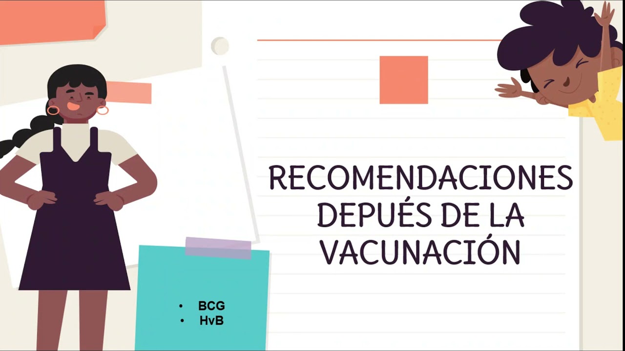 RECOMENDACIONES VACUNA BCG Y HvB