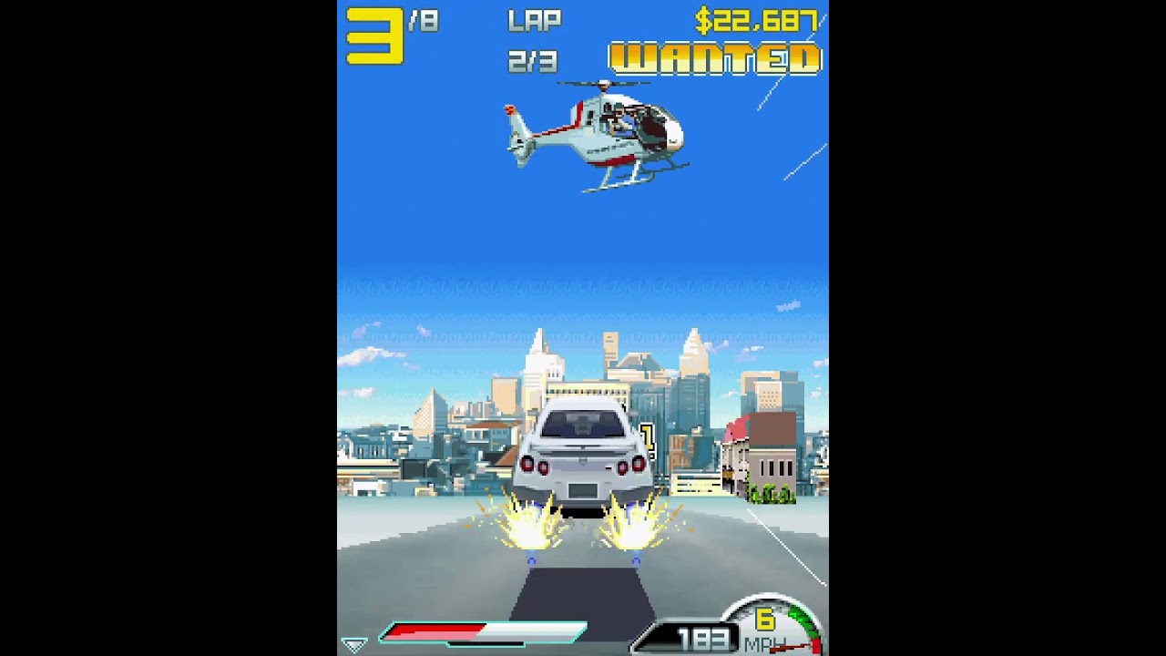 Asphalt 4 Elite Racing J2ME (2008 : Gameloft)