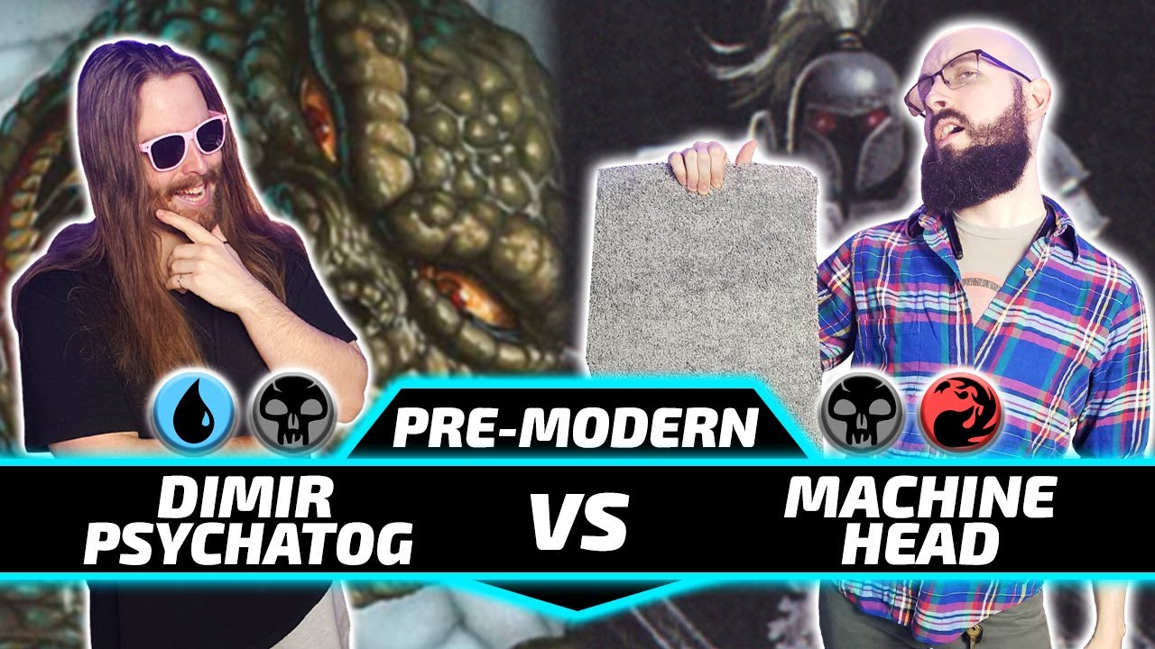 Psychatog vs Machine Head [Paper Pre-Modern MtG Gameplay] 2024