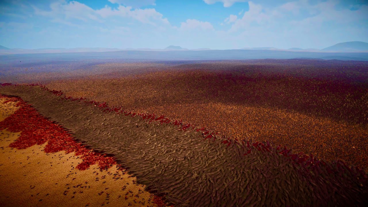 10,000,000 ROMAN SOLDIERS vs 100,000 T-REX | Ultimate Epic Battle Simulator 2