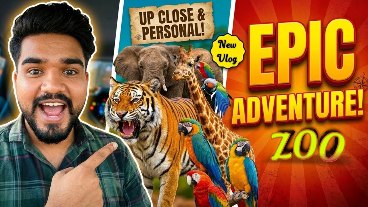 I Went To See The Zoo For The First Time  😱😱||चिड़ियाघर घूमने के बाद मेरा पहला अनुभव🤯#zoovlog #vlog 
