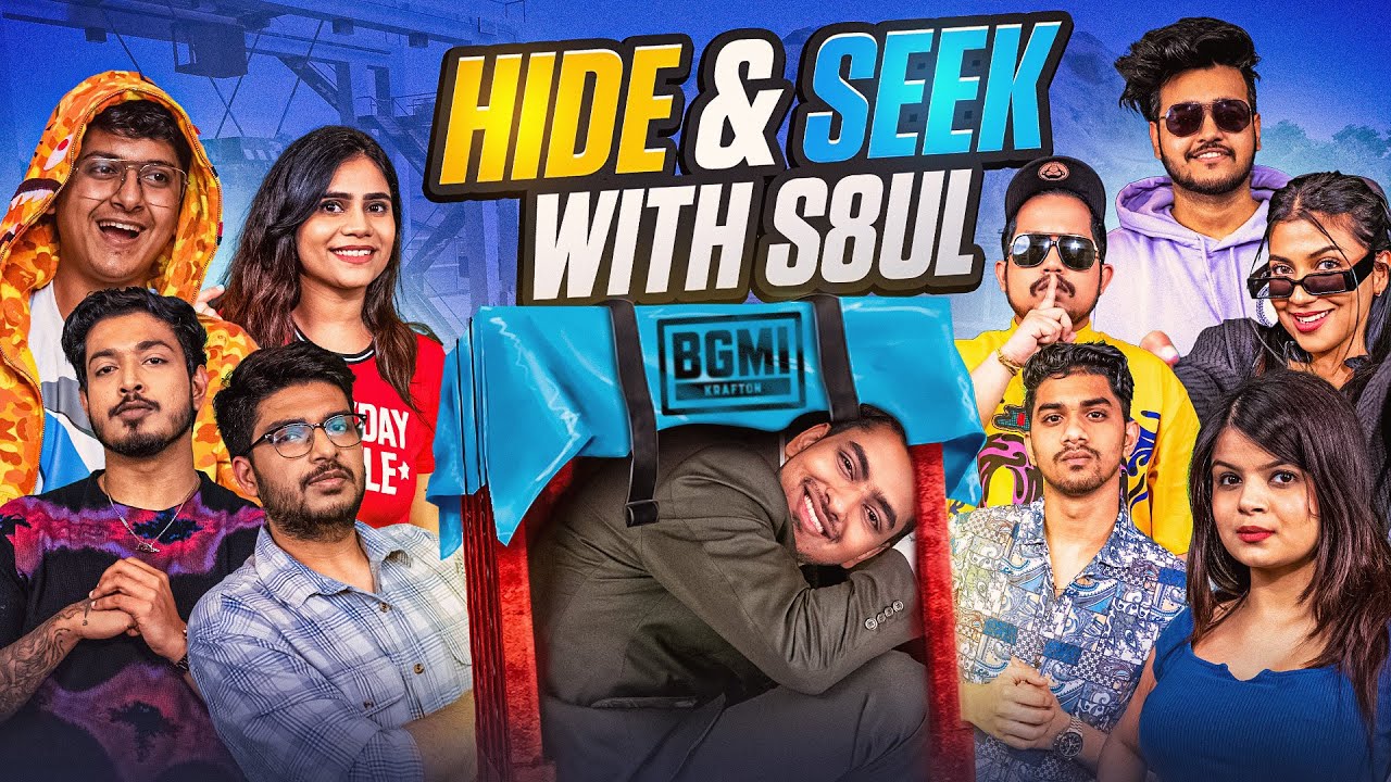 HIDE AND SEEK IN BGMI WITH S8UL