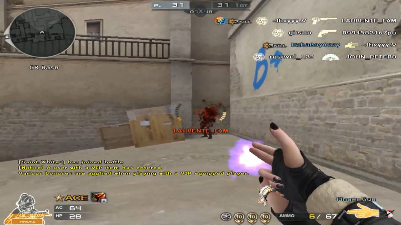 CrossFire PH: Finger Gun Gameplay FFA