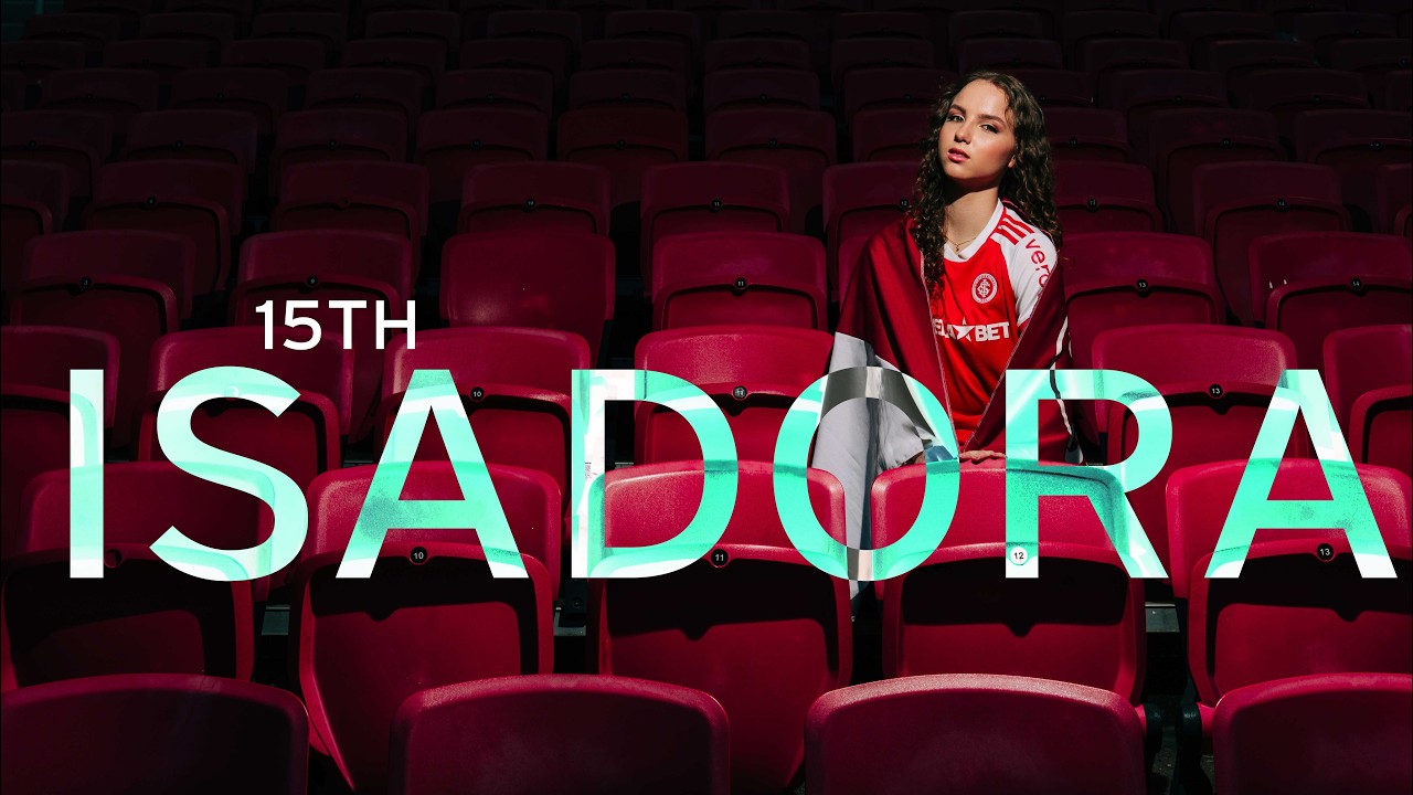 Isadora 15 anos - Ensaio Videoclipe no estádio do Internacional