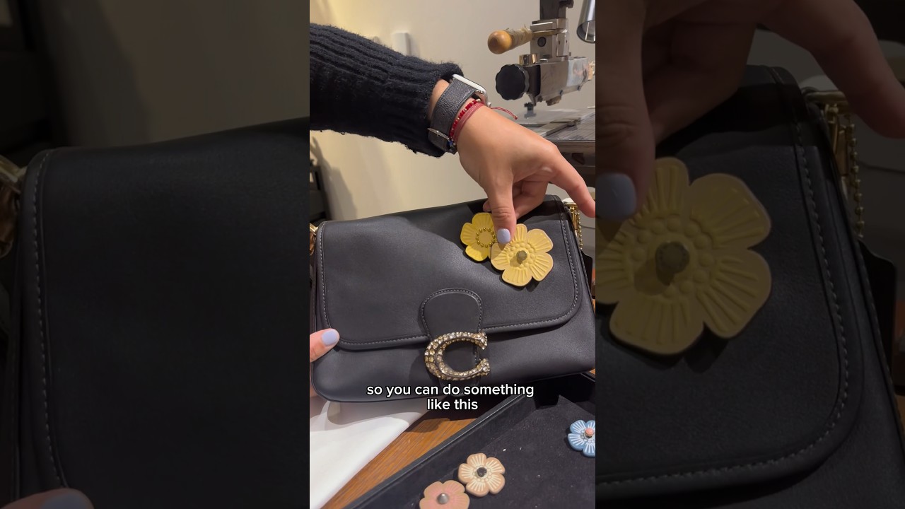 Elevate your bag&rsquo;s style! 🌼 #CoachNY #Customization