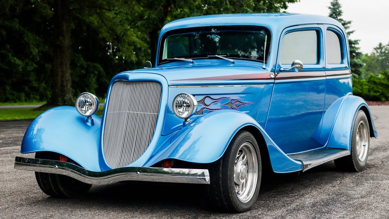 1933 Ford Model 40 Tudor Sedan 350ci V8 Walk-around Video