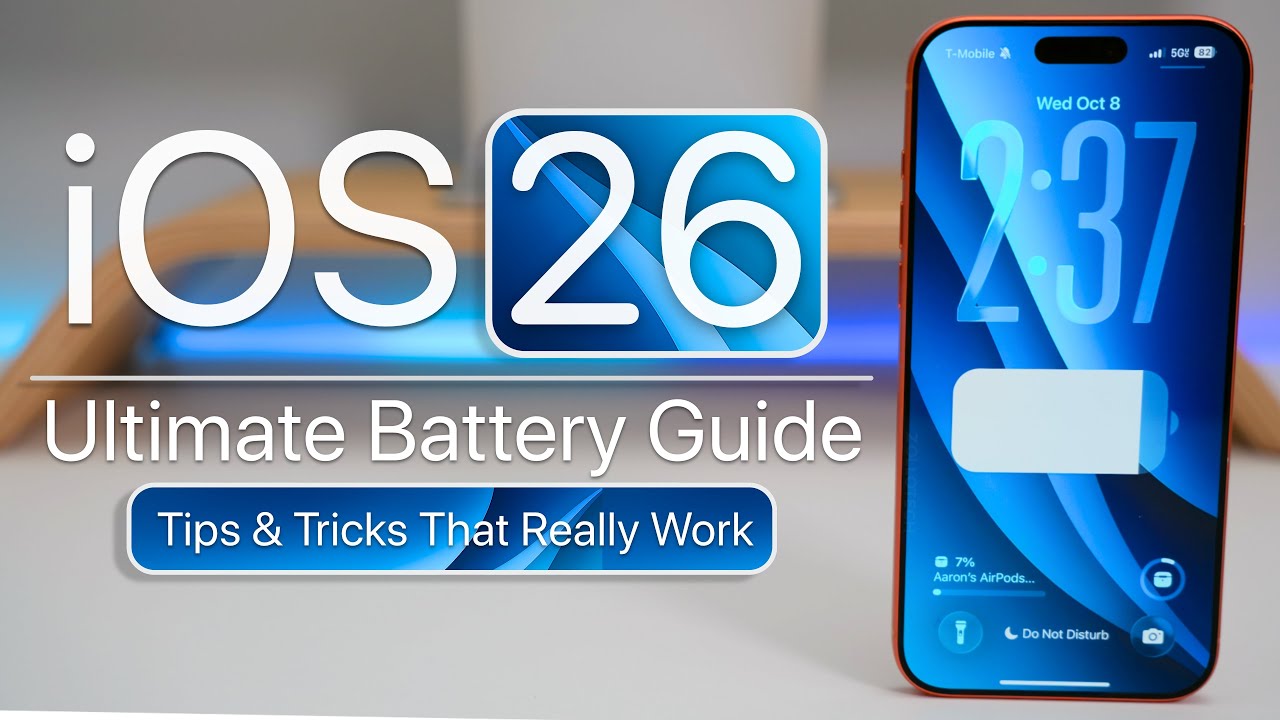 iOS 26 - Ultimate Battery Guide - Tips That Actually Work!
