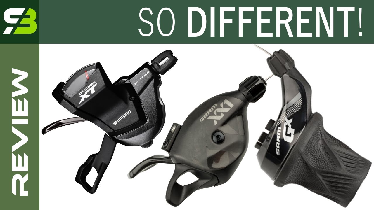 Манетки Sram Grip Shift против Triggers и Shimano Rapidfire Plus. Подробное сравнение.