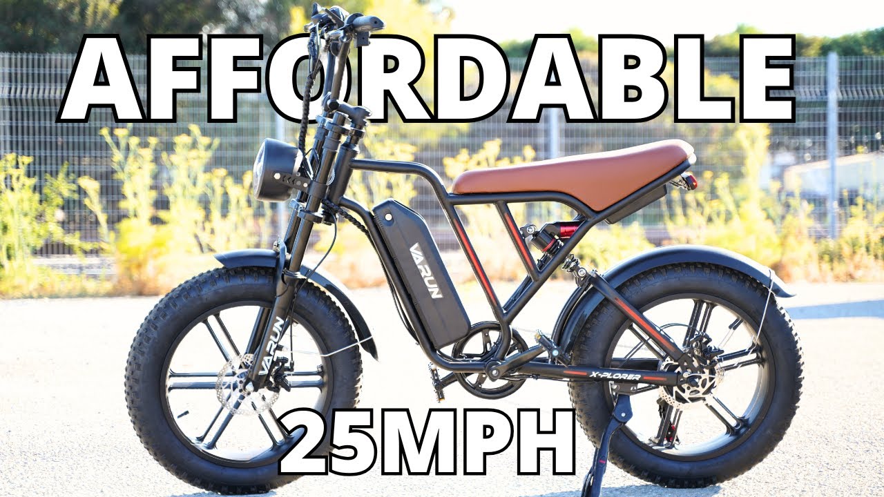 $650 Retro Fat Tire Ebike hits 25mph - Varun X-Plorer Ebike Unboxing, Assembly, Test Ride & Review
