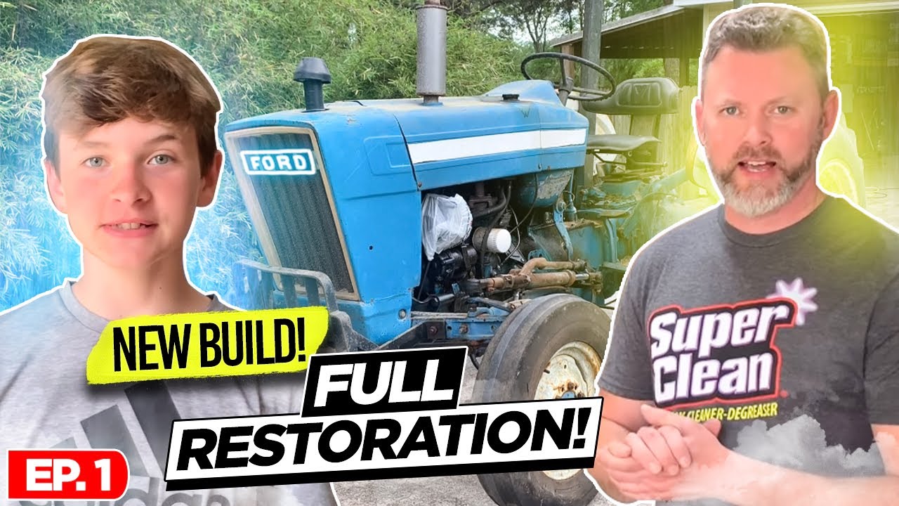 Restoring a Ford Tractor | Ford 4100 Tractor Restoration | Part 1