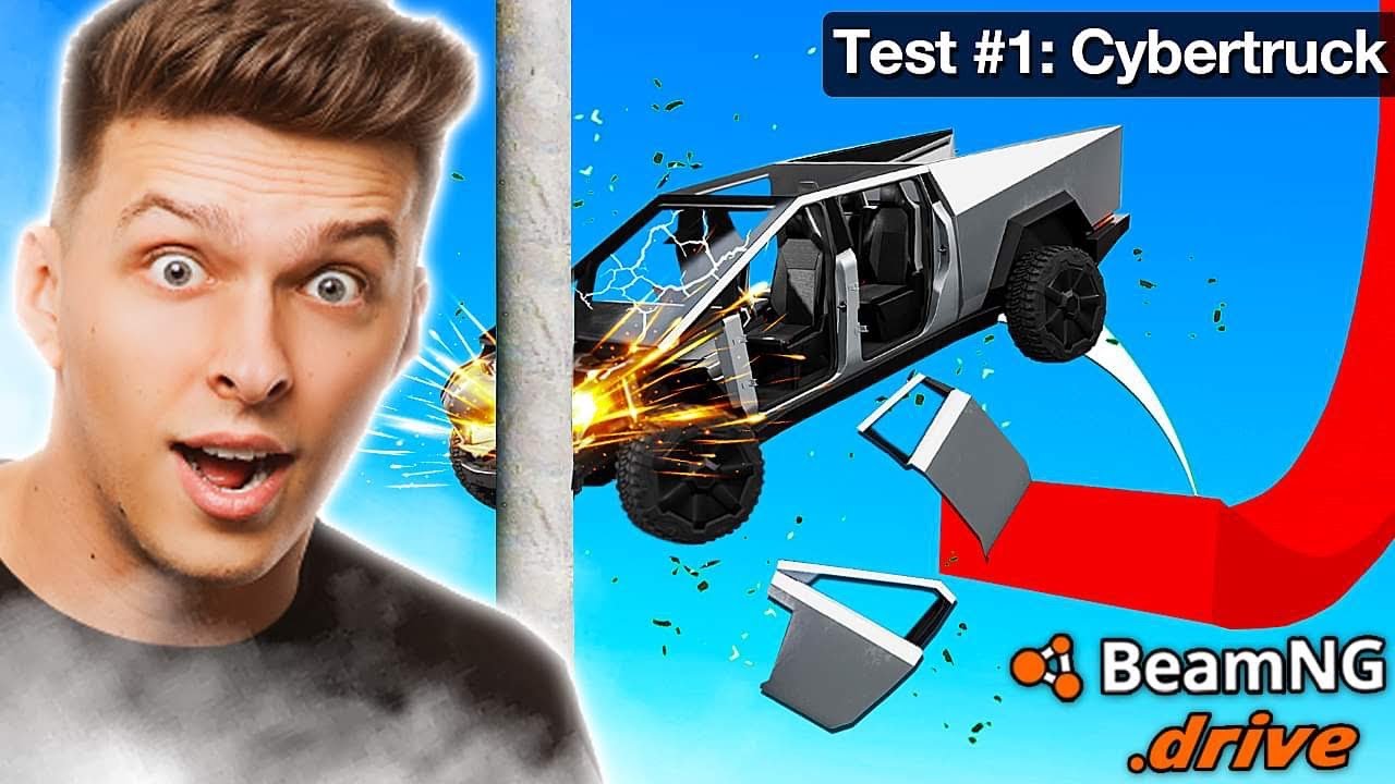 JAK&Aacute; TESLA PŘEŽIJE MŮJ BEAMNG DRIVE TEST?!