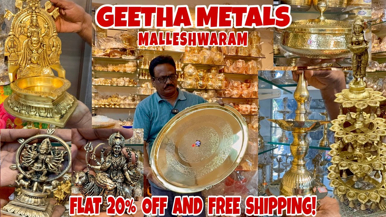 DEEPAVALI MELA🥳🚨Bangalore Pure Brass Pooja Articles,Kitchen Utensils & Gifting Articles. Courier av.